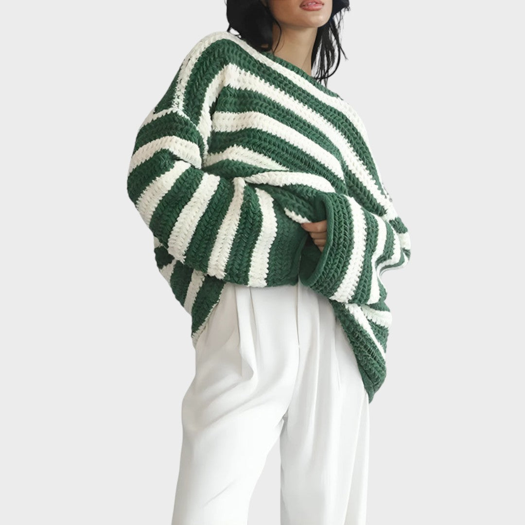 Solánge™ | Striped Knit Sweater