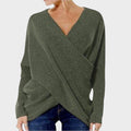 Nicole™ | Crossed Knit Sweater