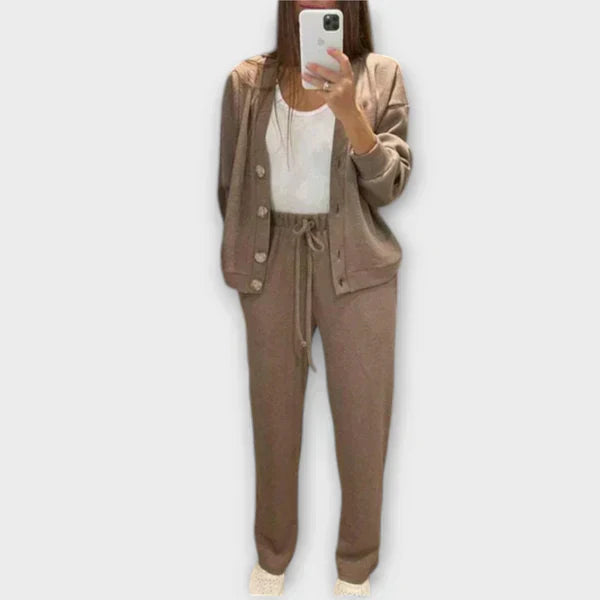 Danutė - Bluză cu mâneci lungi și pantaloni