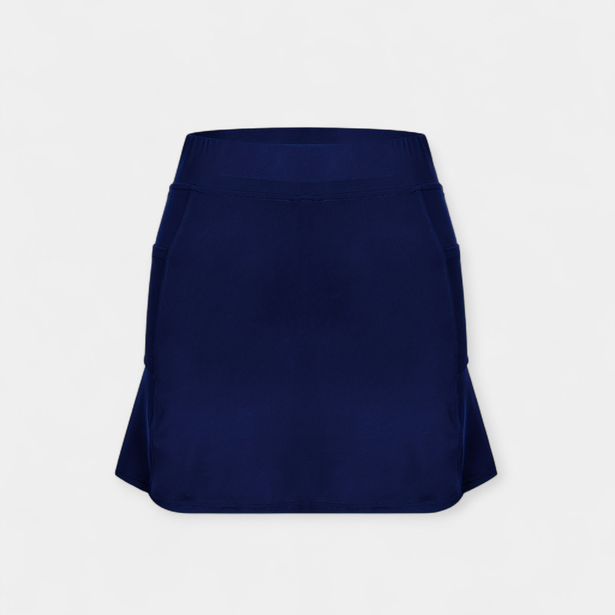 Pantaloni Scurți cu Talie Înaltă, cu Fustă