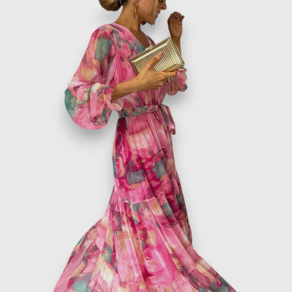 Marielle | Elegant Floral Dress for Special Moments