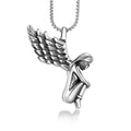 "Angel Wing" Pendant Necklace in Stainless Steel