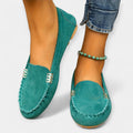 Loafers with Metal Accents