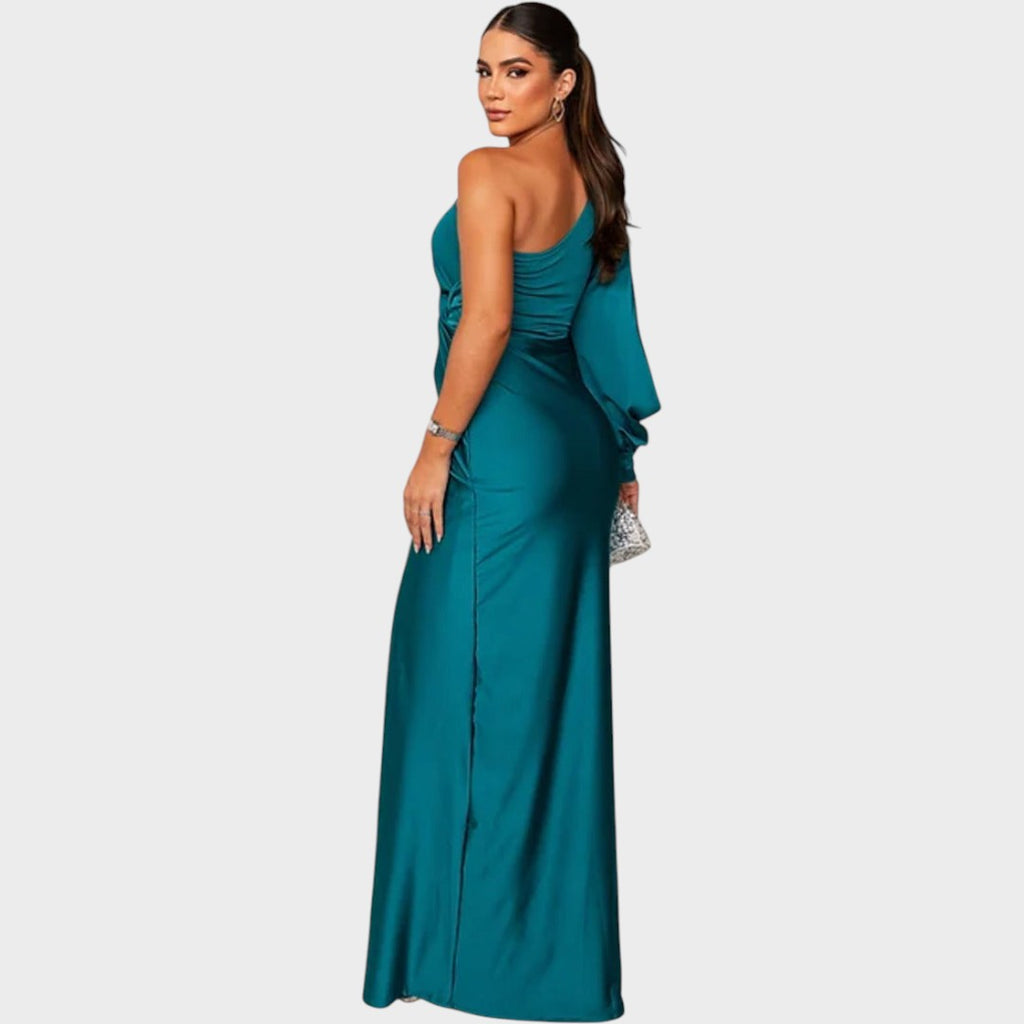 Rasa – Elegant Long Dress with One Shoulder