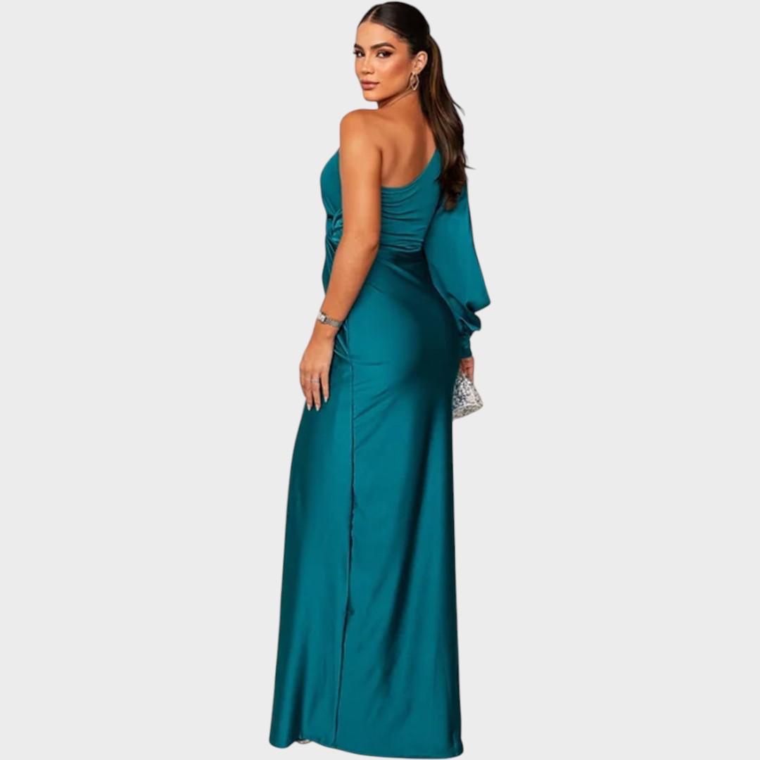 Rasa – Elegant Long Dress with One Shoulder