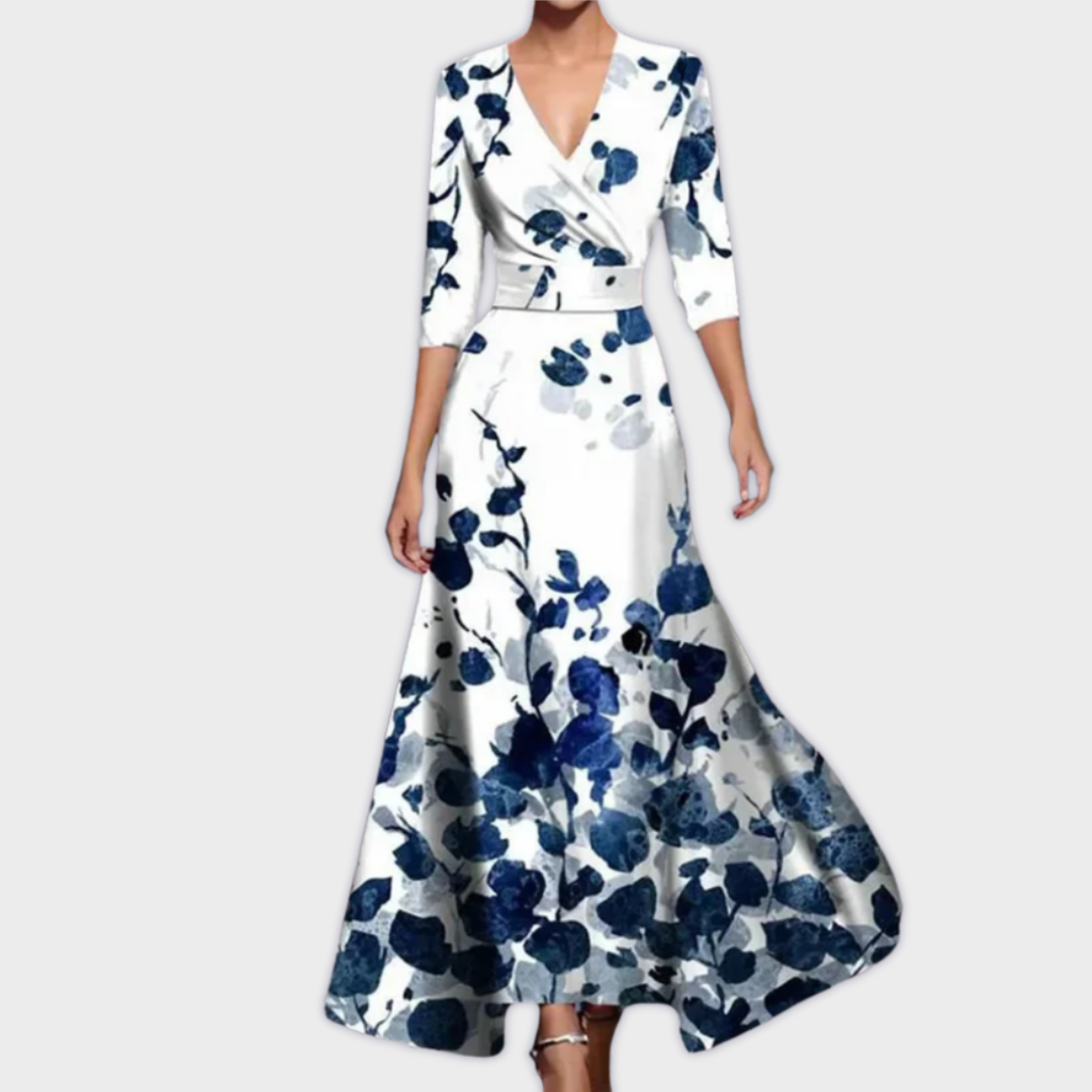 Rochie lungă premium, lucrată manual