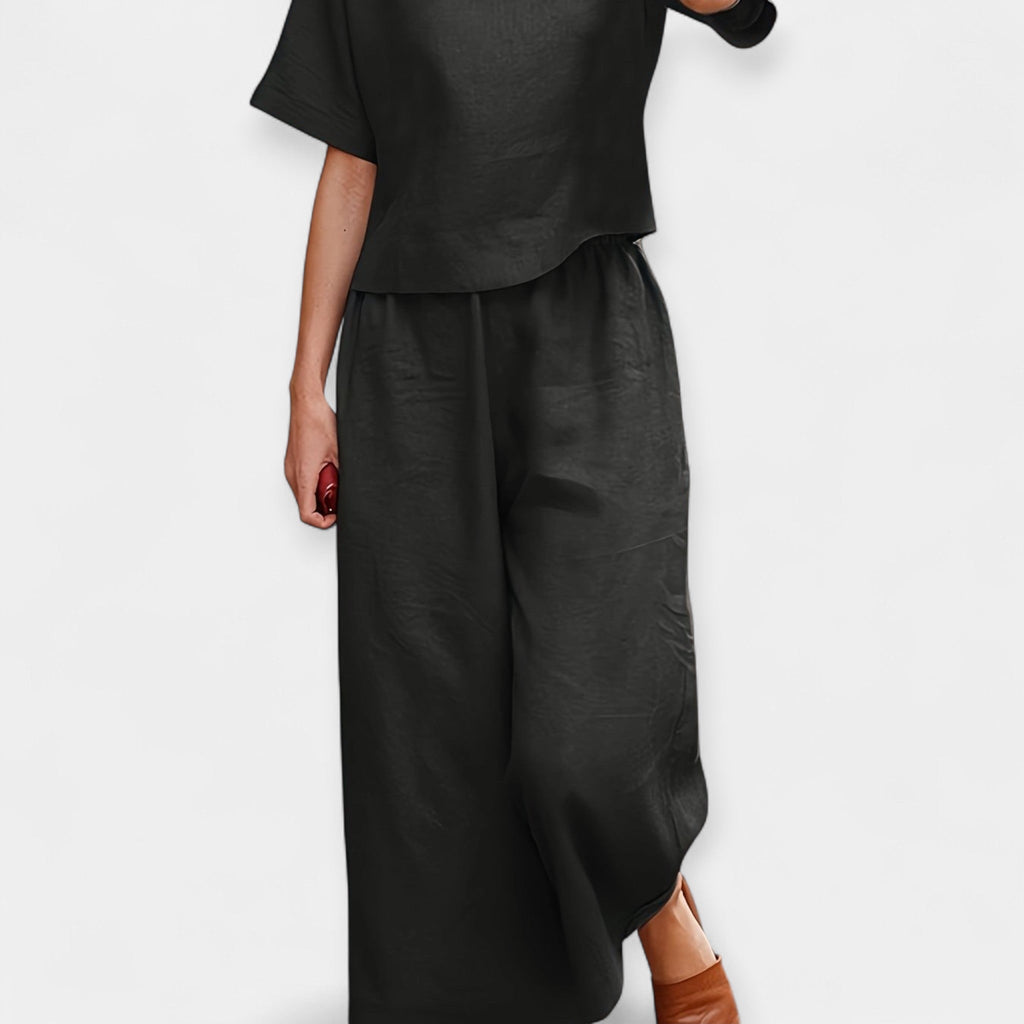 Lightweight Shorts Set with Short Sleeve Shirt