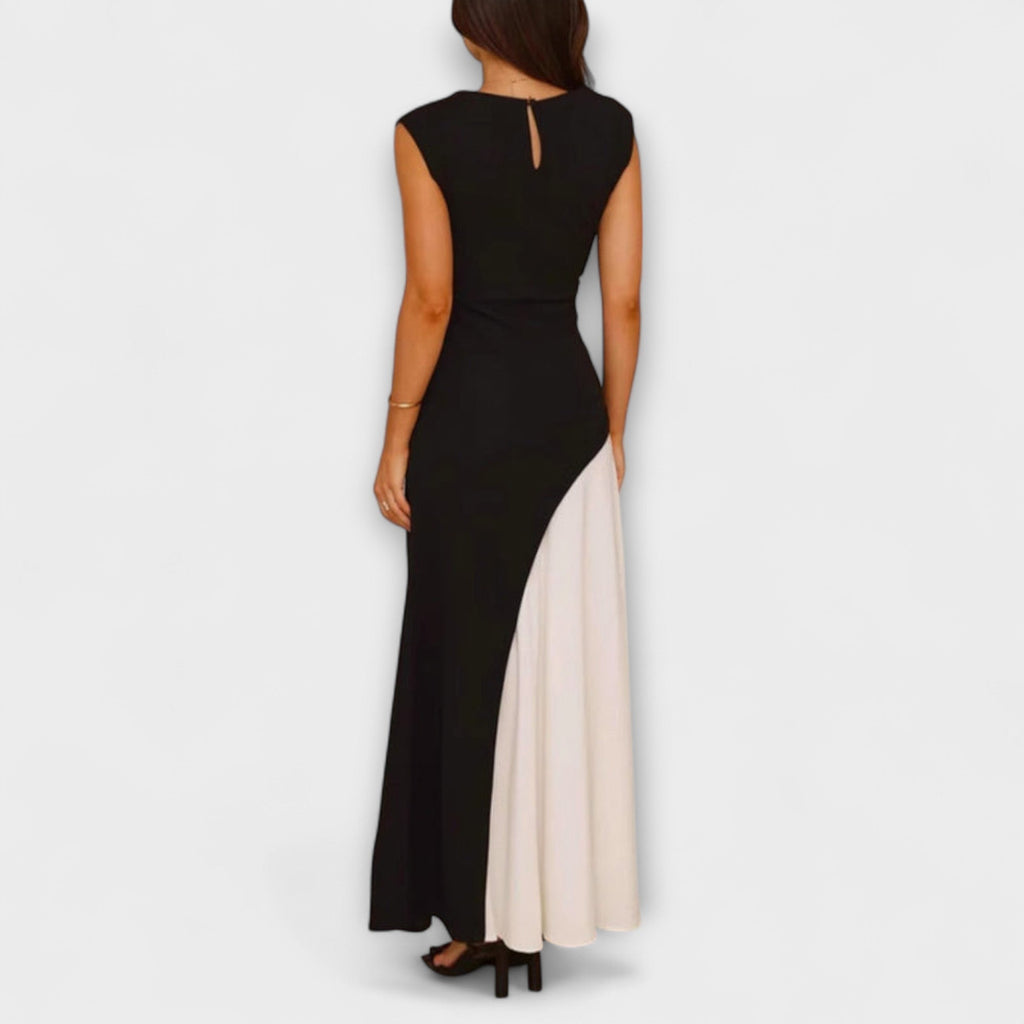 One Color Dress with Medium Waist