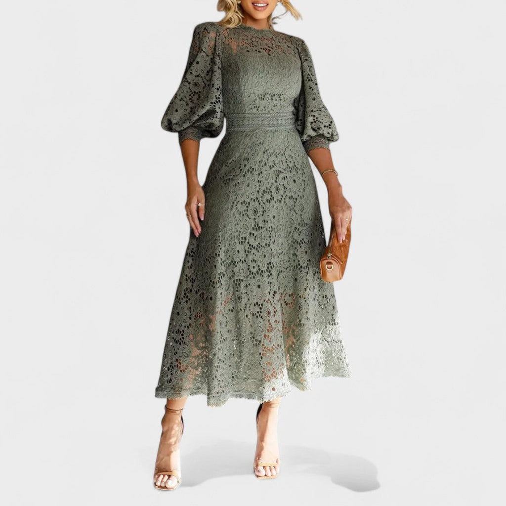 Viktorija - Lace Lantern Dress