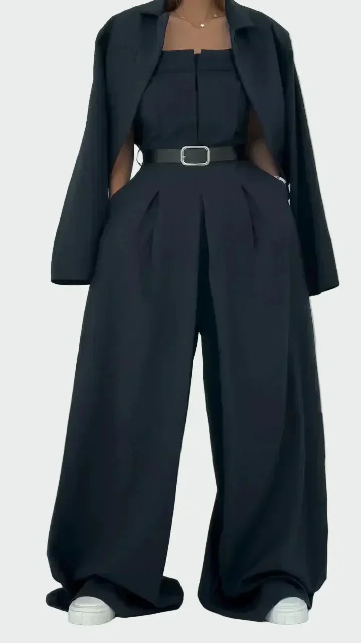 Jumpsuit and Blazer Elegant & Modern