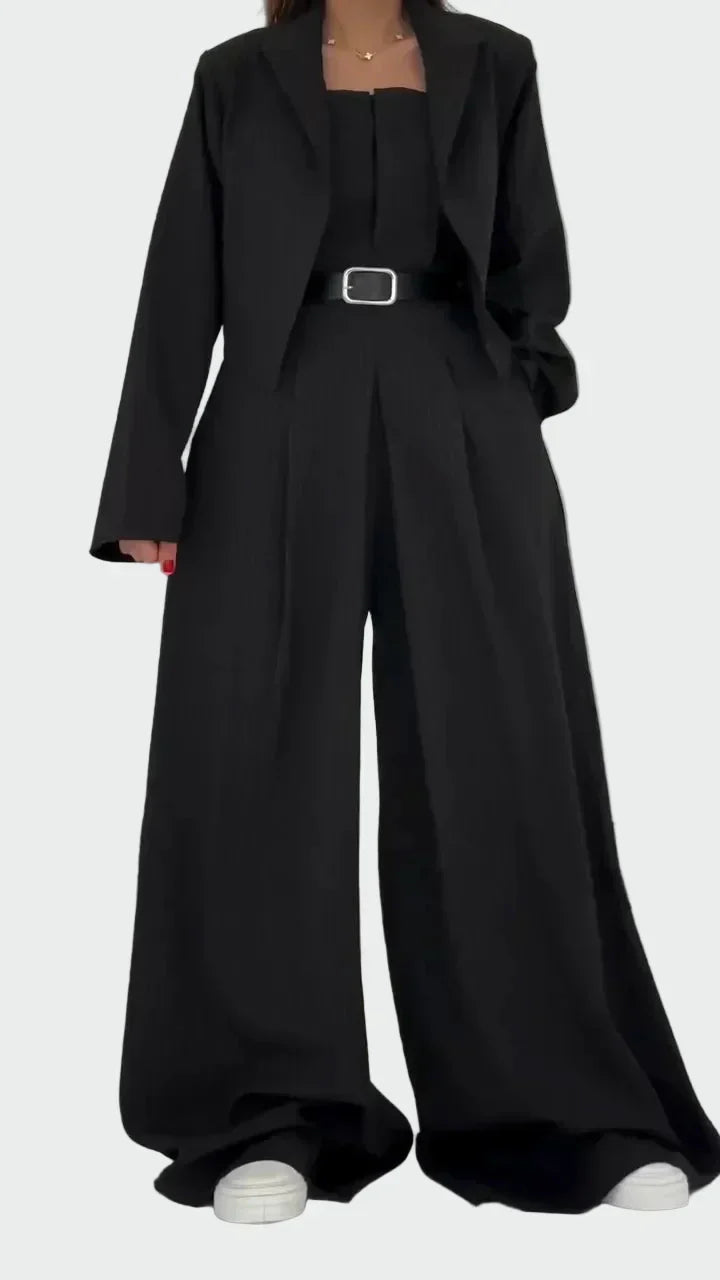 Jumpsuit and Blazer Elegant & Modern