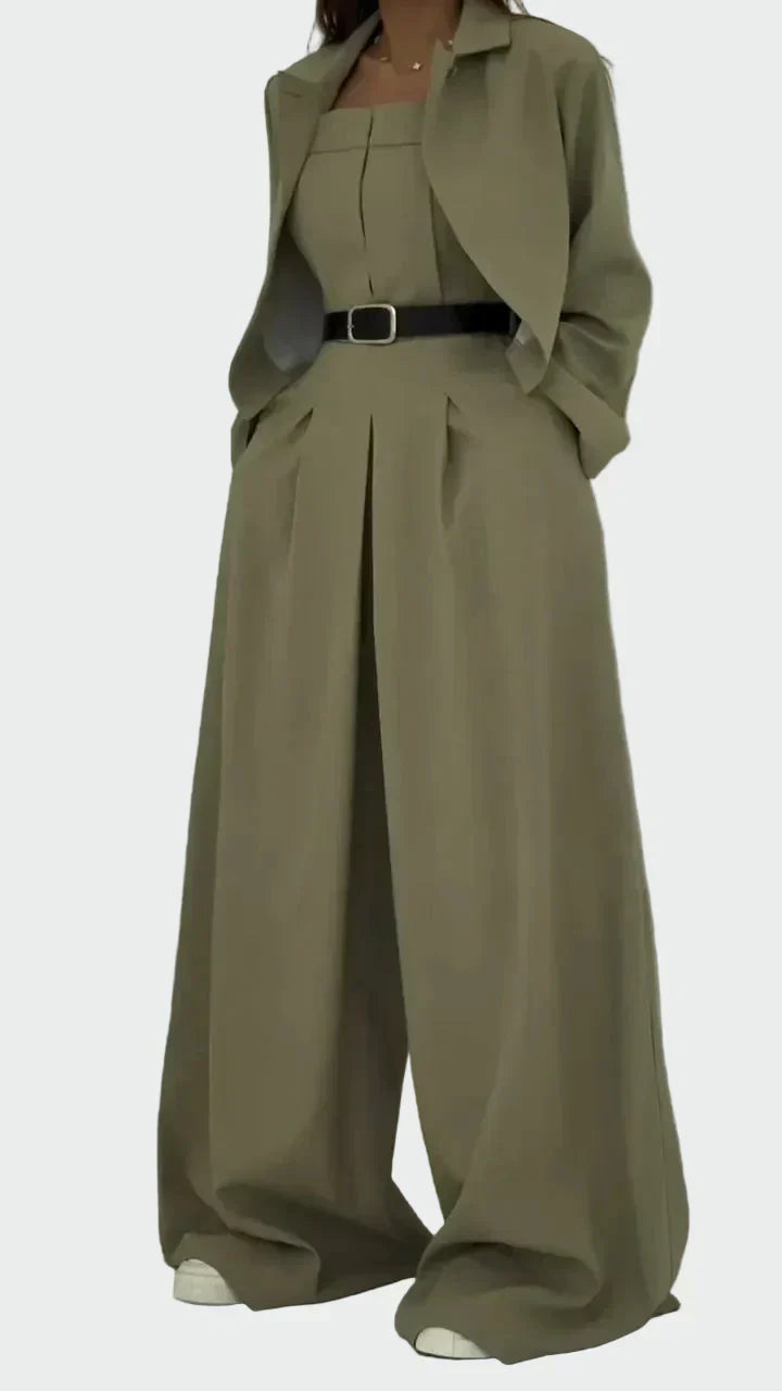 Jumpsuit and Blazer Elegant & Modern