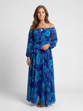 Aspen | Floral Off-the-Shoulder Maxi Dress