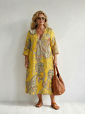 Rowan | Rochie Midi Paisley Moale