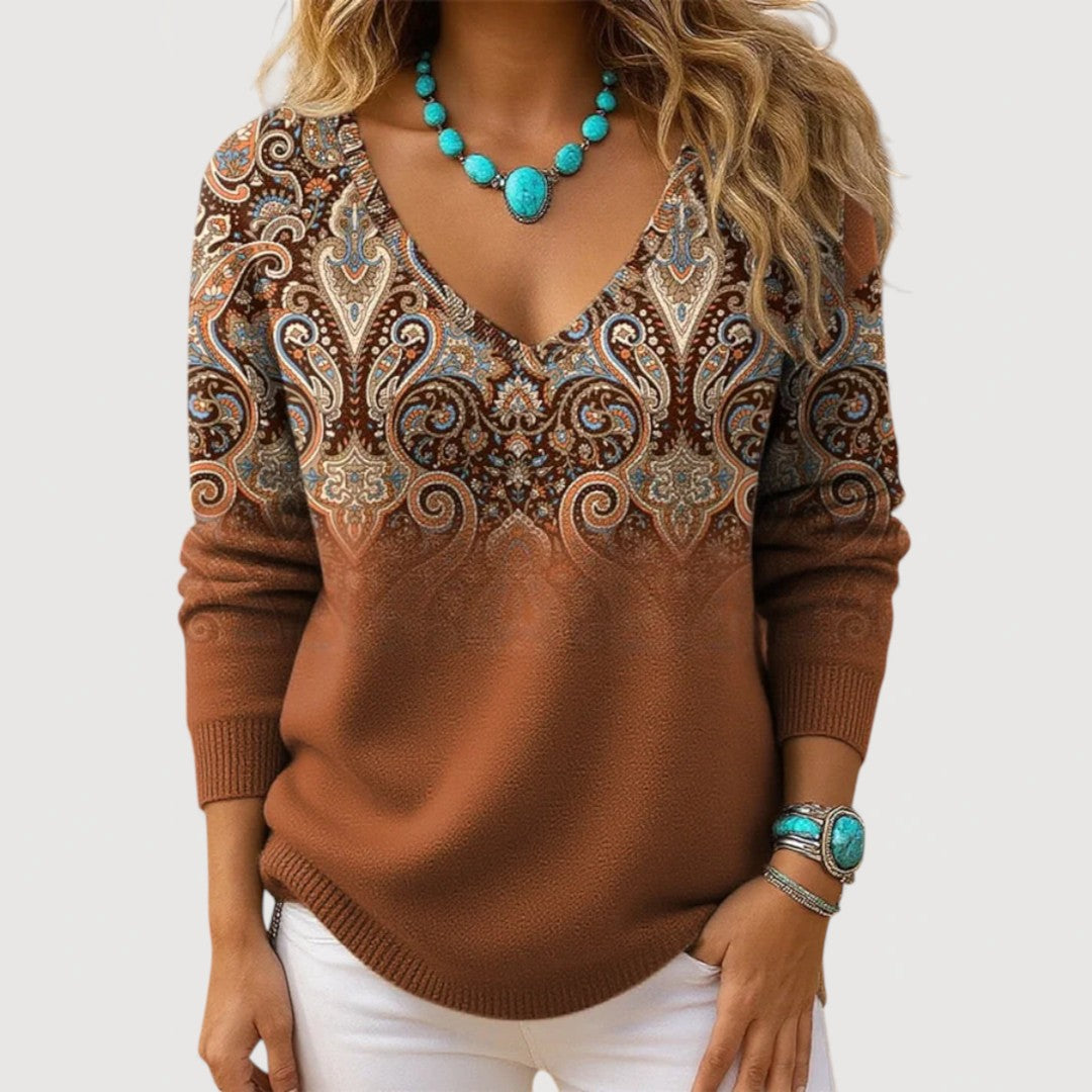 Leoncia™ | V-Neck Top