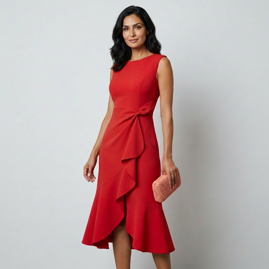 Darlene | Rochie Midi Sofisticată