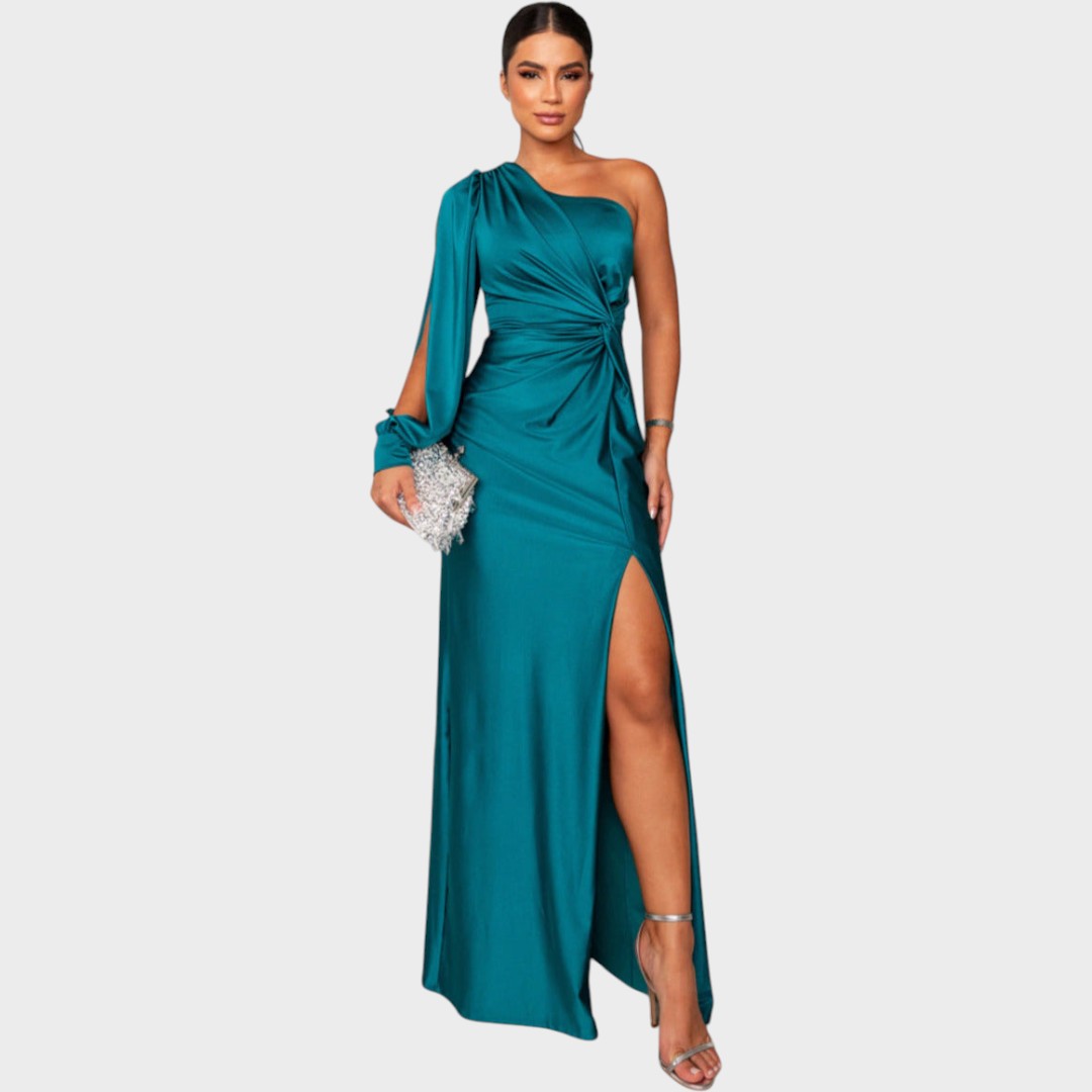 Rasa – Rochie lungă elegantă cu un umăr