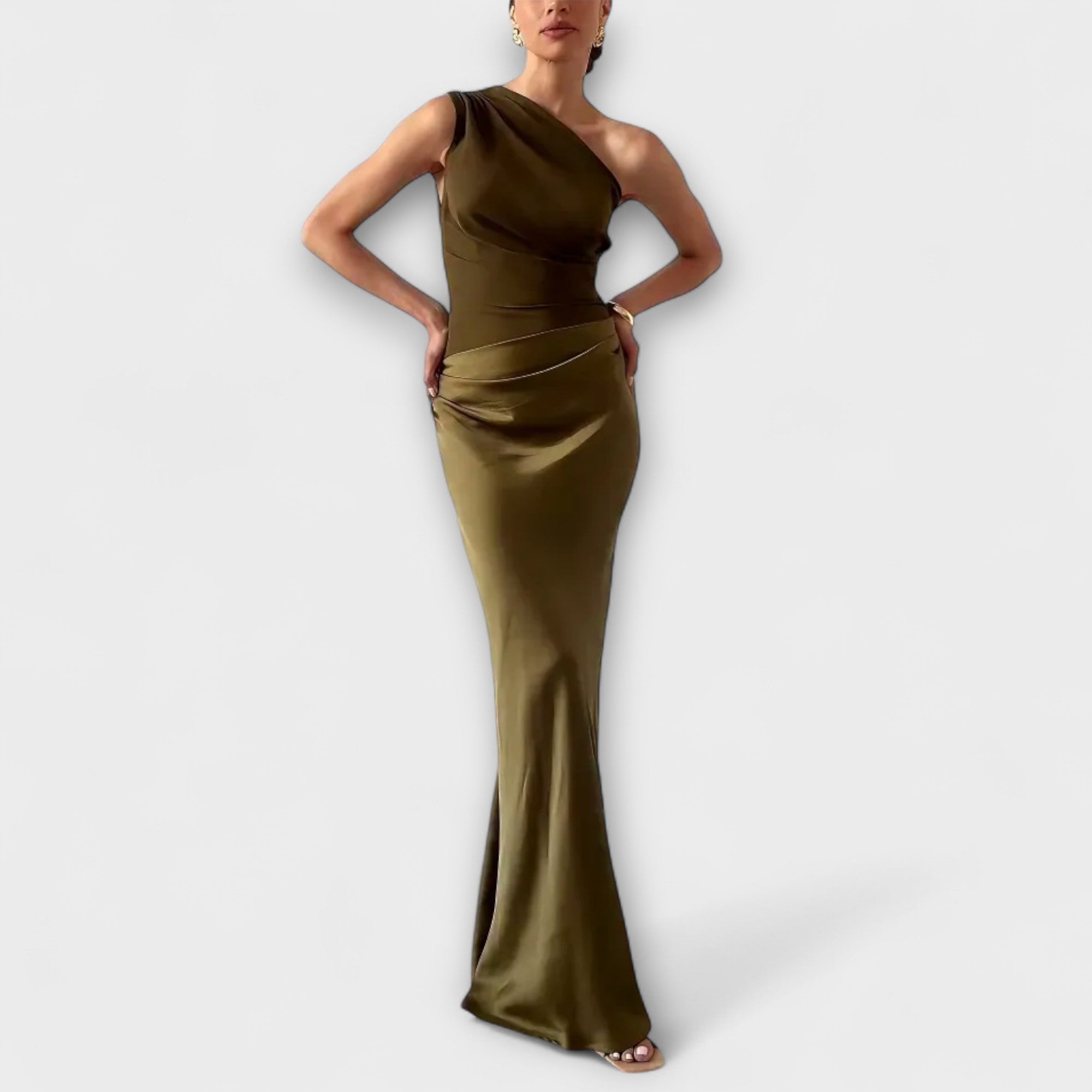 Maxi Dress with Open Strap