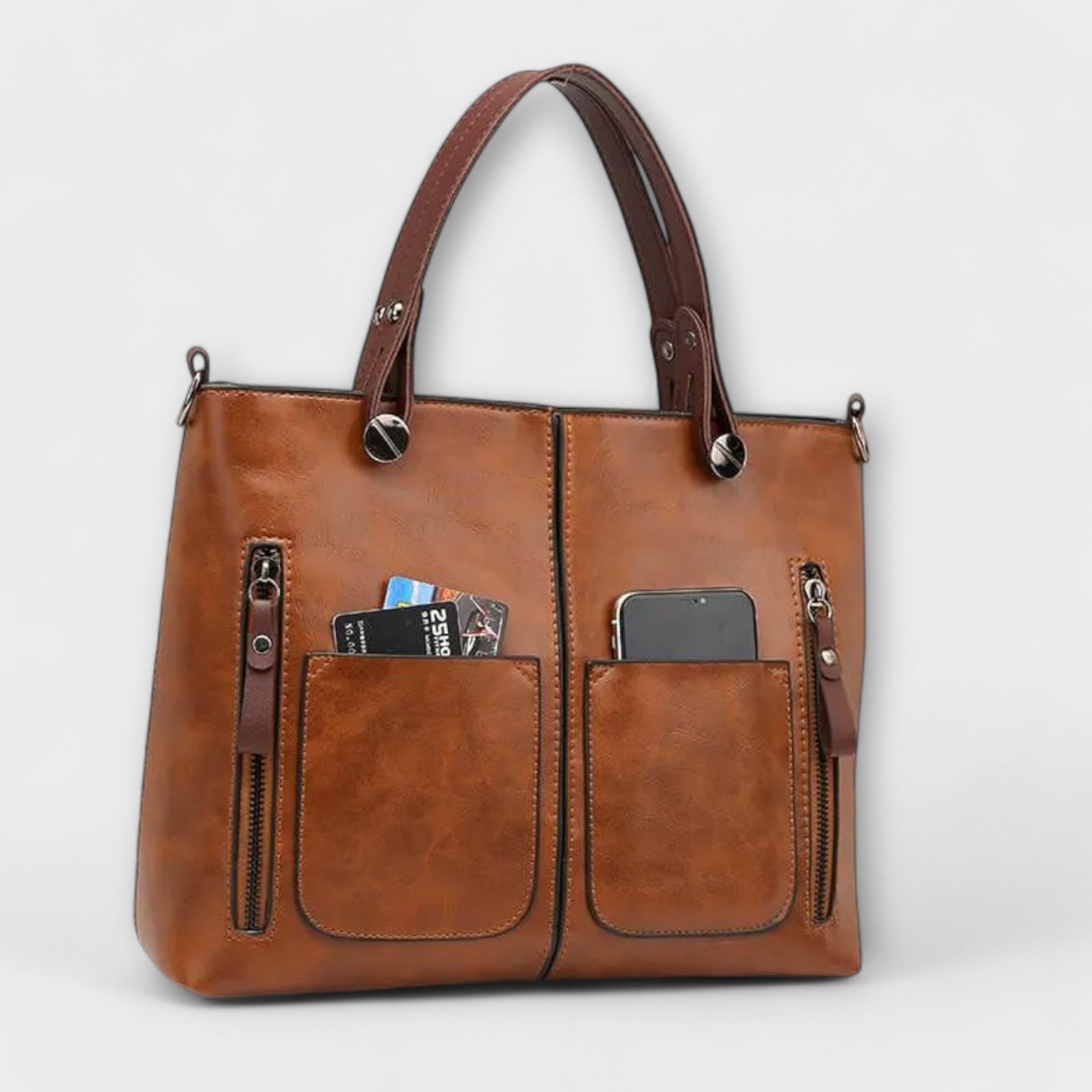 Lina - Elegant Leather Handbag