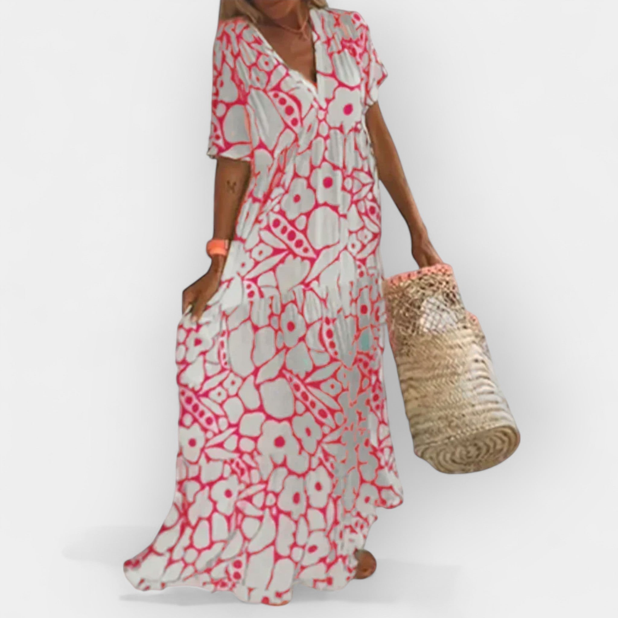 Light Summer Dress with Pattern