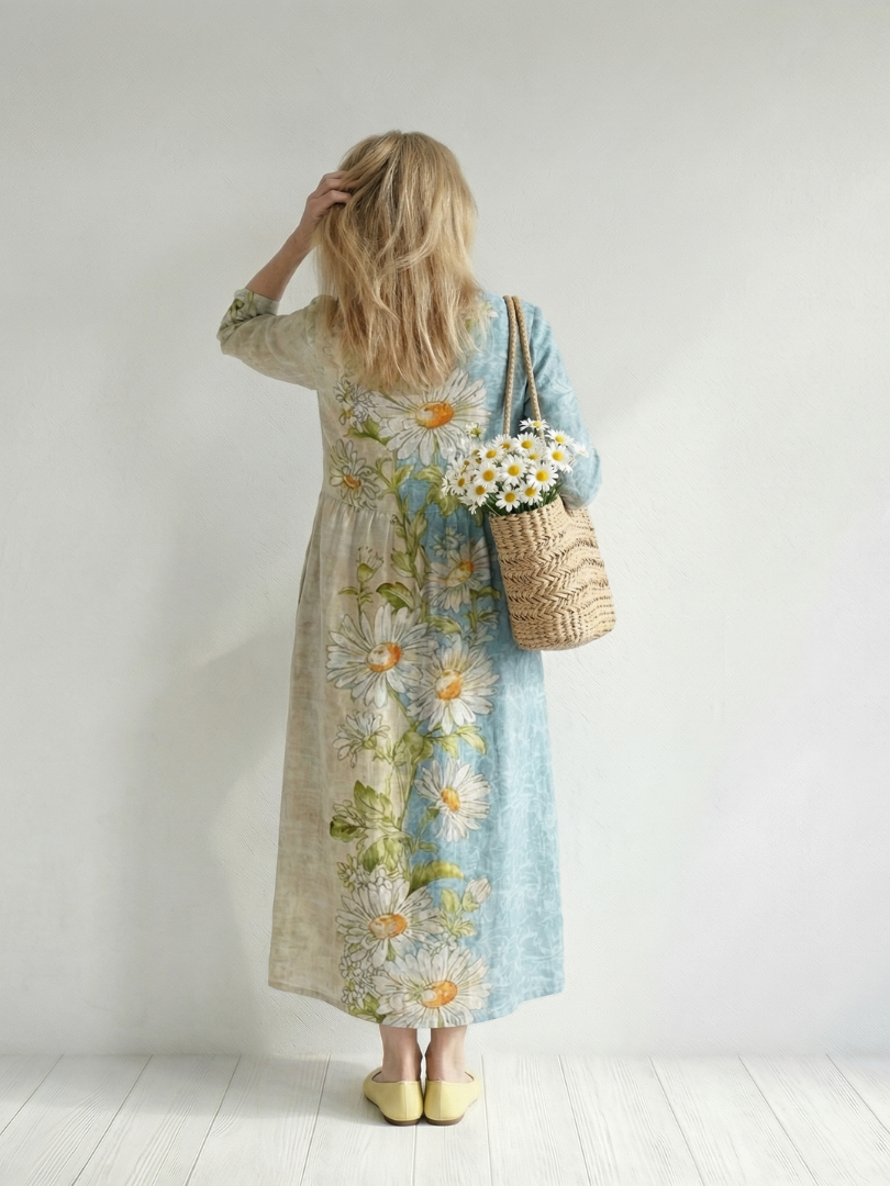 Elliot | Rochie Midi cu Margarete Ușoare