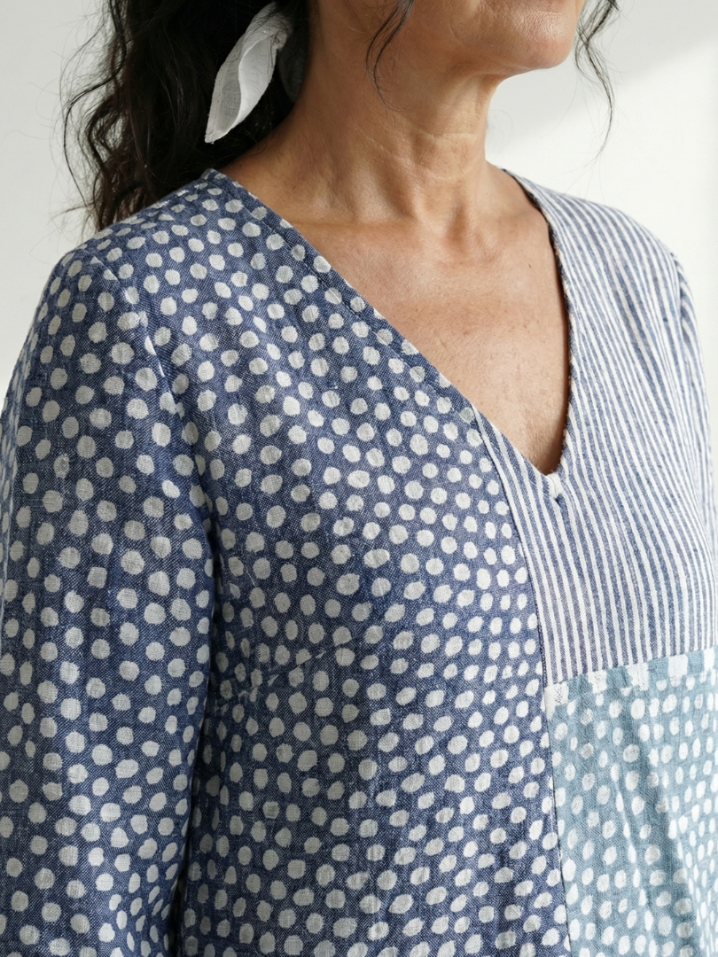 Nolan | Rochie Midi Patchwork