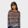 Manonin - Relaxed and Comfortable Striped Sweater