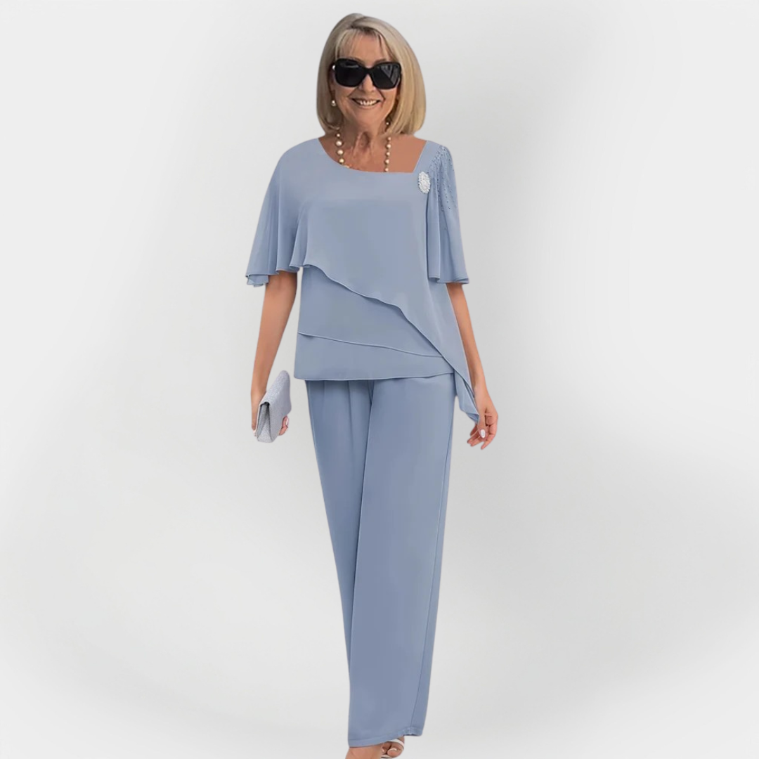 Set elegant de bluză și pantaloni