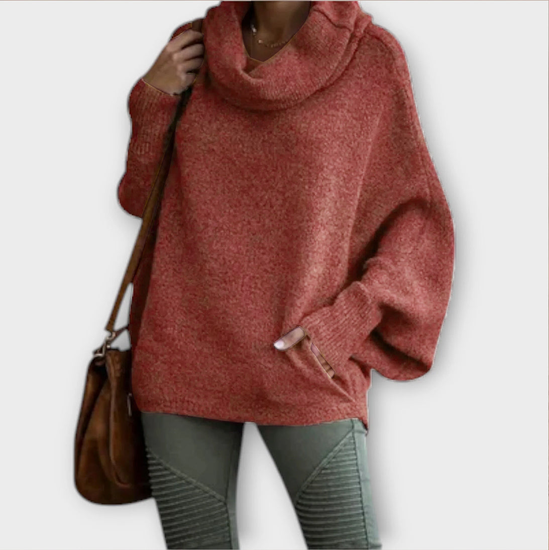Ulrike - Elegant Women's Sweater with High Neck