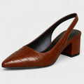 Vera – Crocodile Leather High Heels