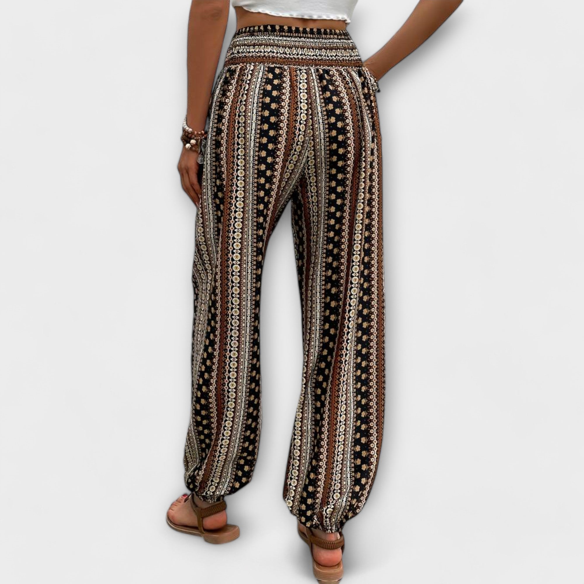 Ava™ - Tights with Ethnic Graphic