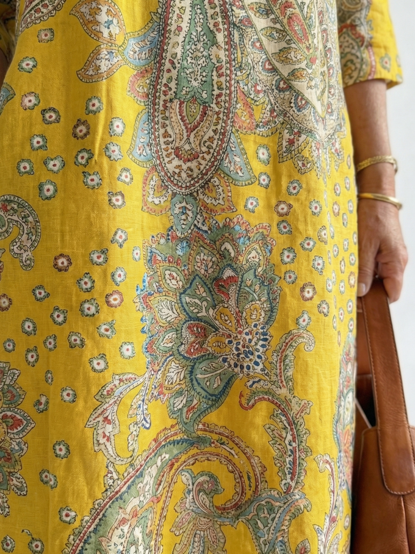 Rowan | Rochie Midi Paisley Moale
