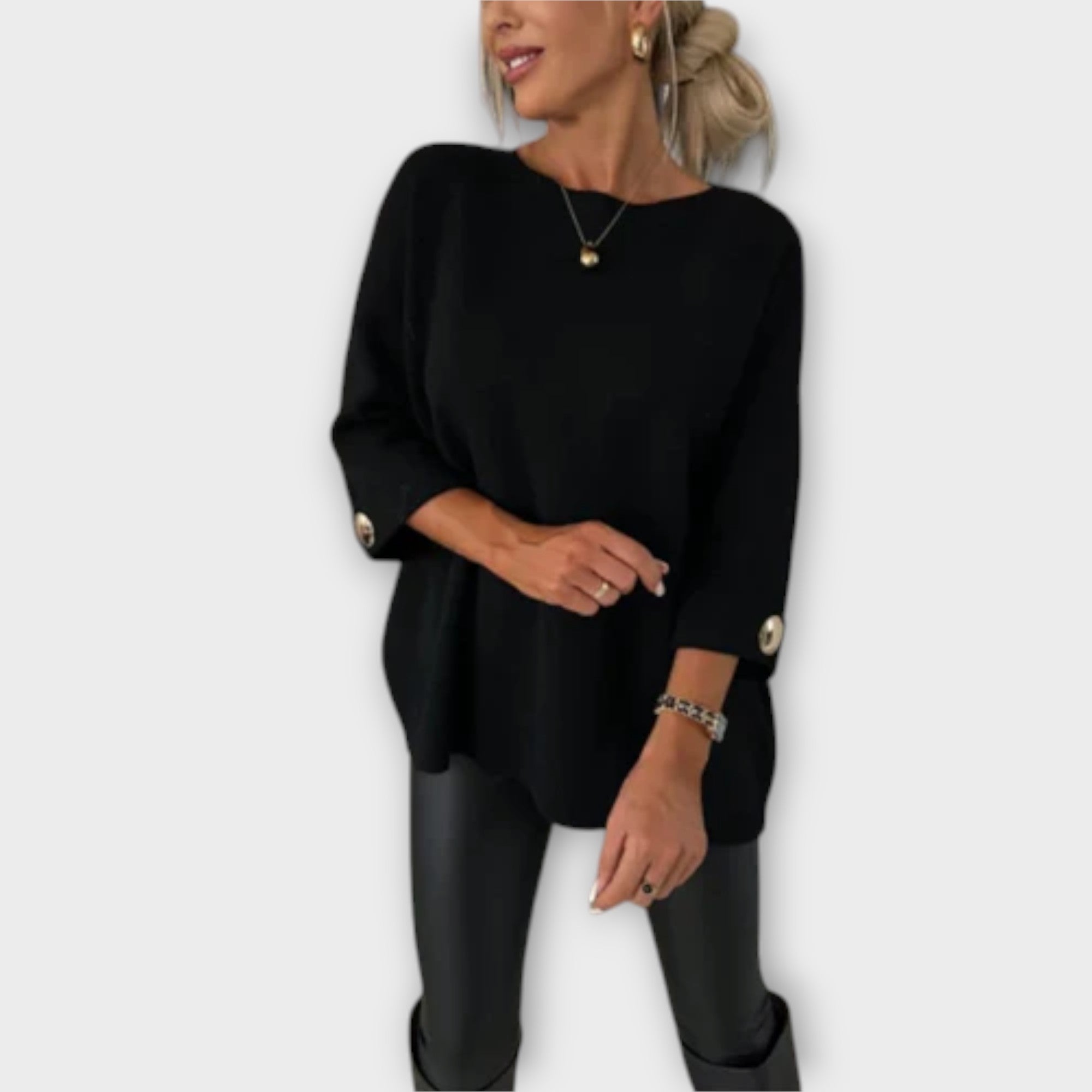 Izabelė - Elegant Knitted Blouse