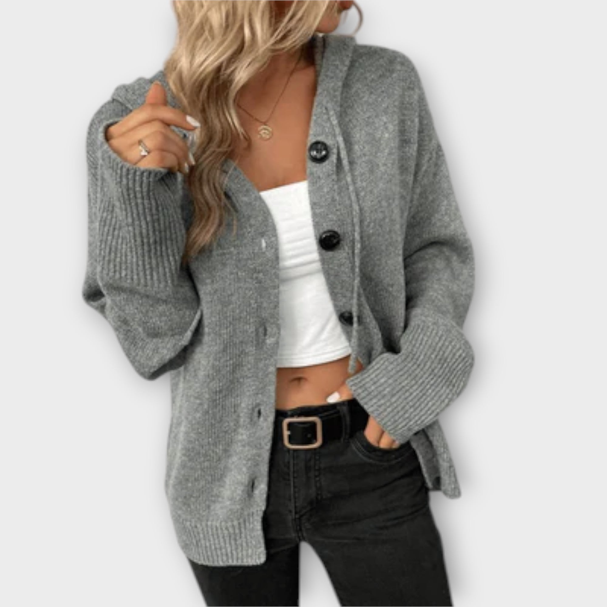 Brittan - Sweater with Buttons
