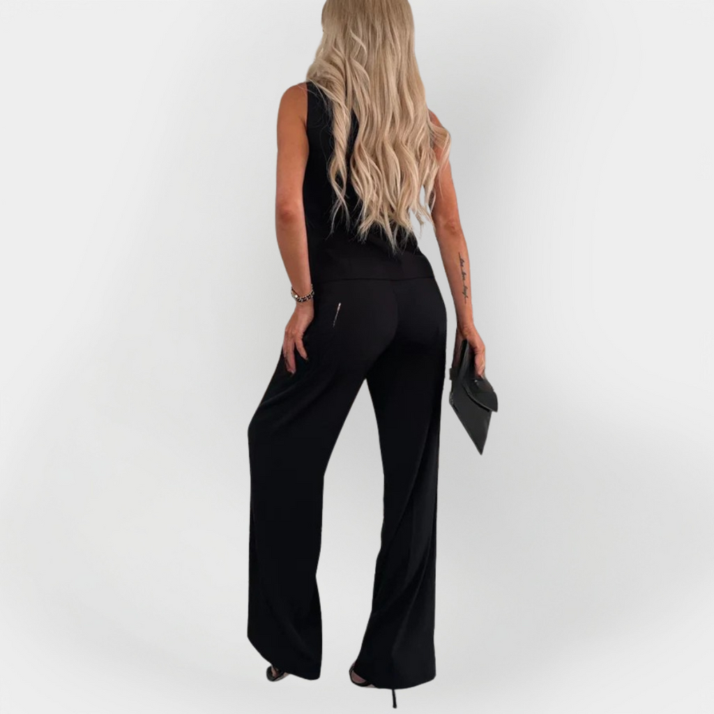 Elegant Pants and Sleeveless Top Set