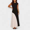One Color Dress with Medium Waist