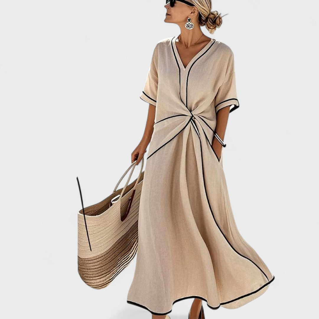 Filomena – Long Striped Dress