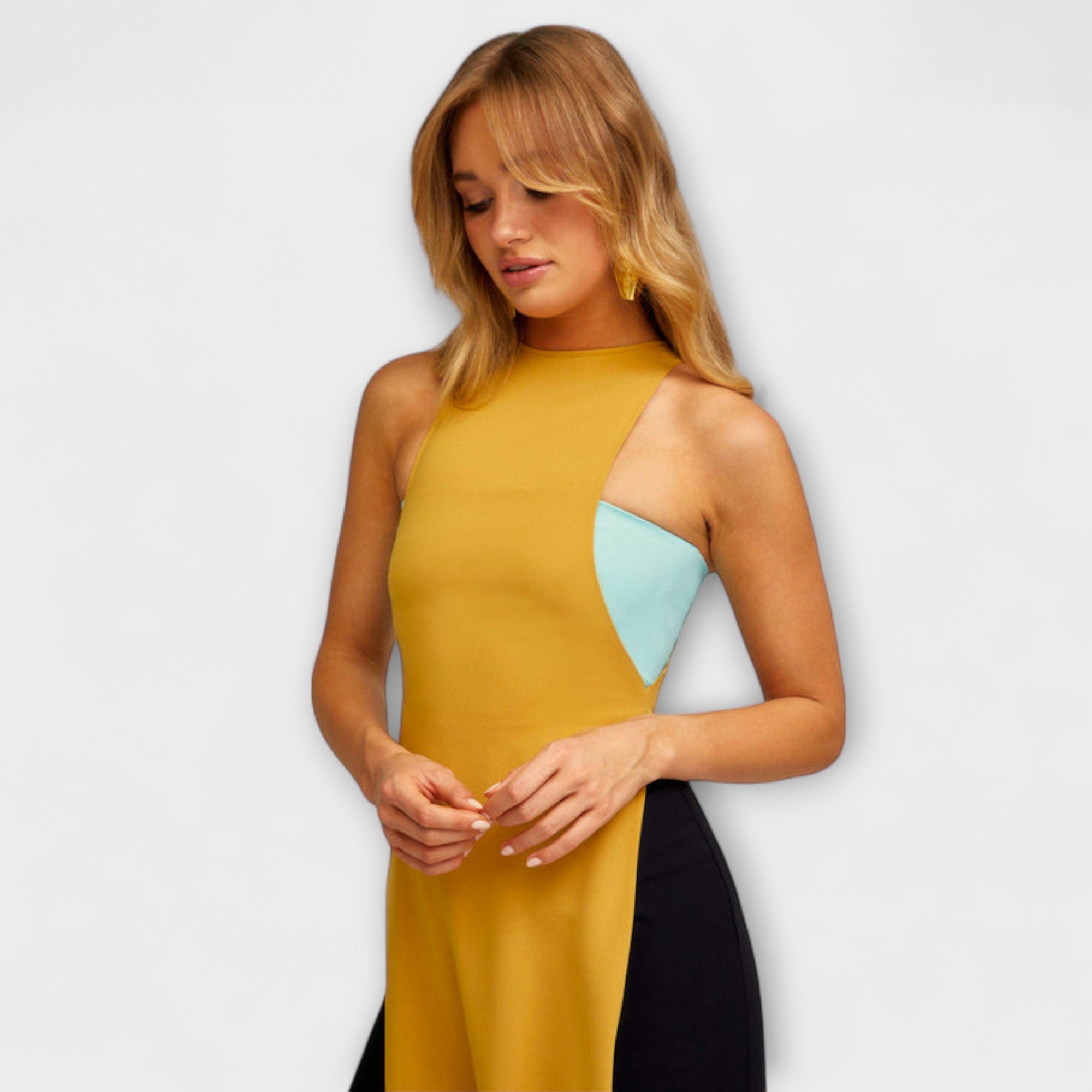 Dark Teal Full Body Dress