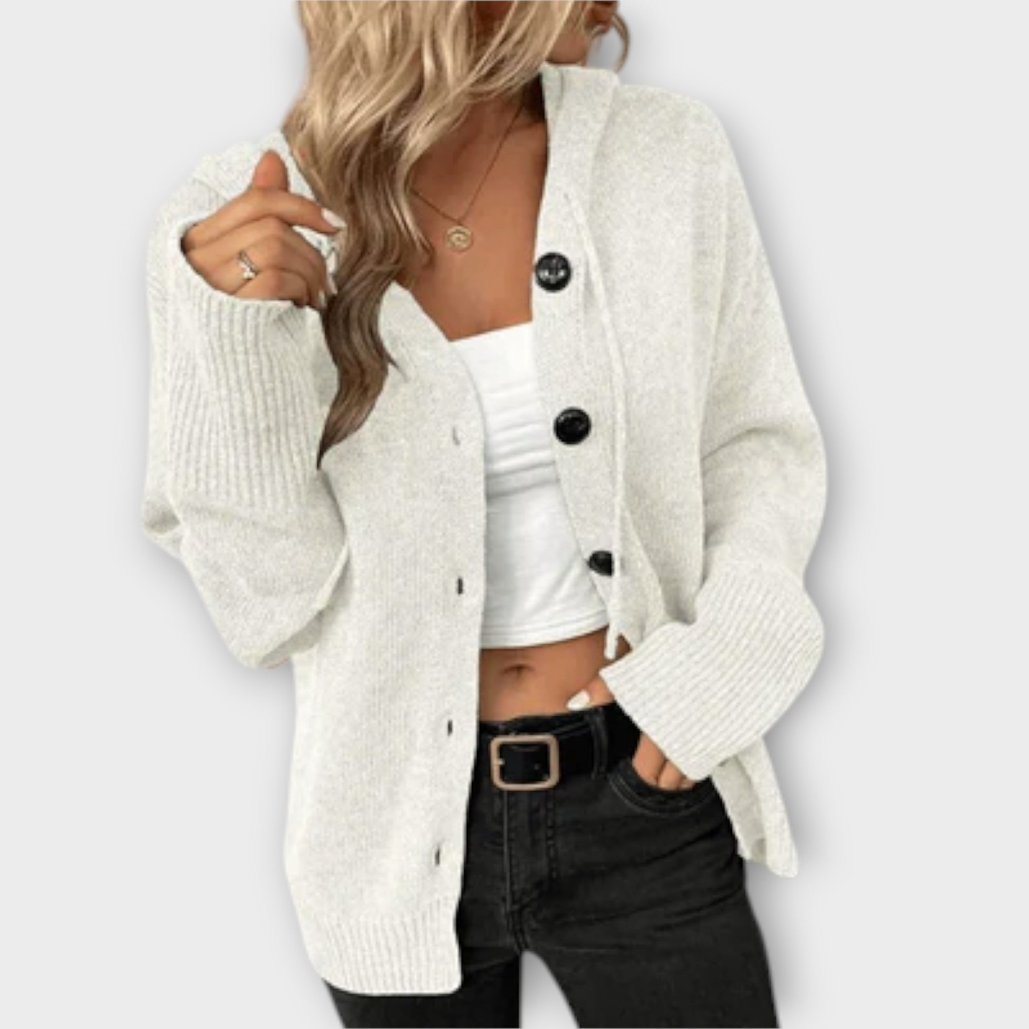 Brittan - Sweater with Buttons