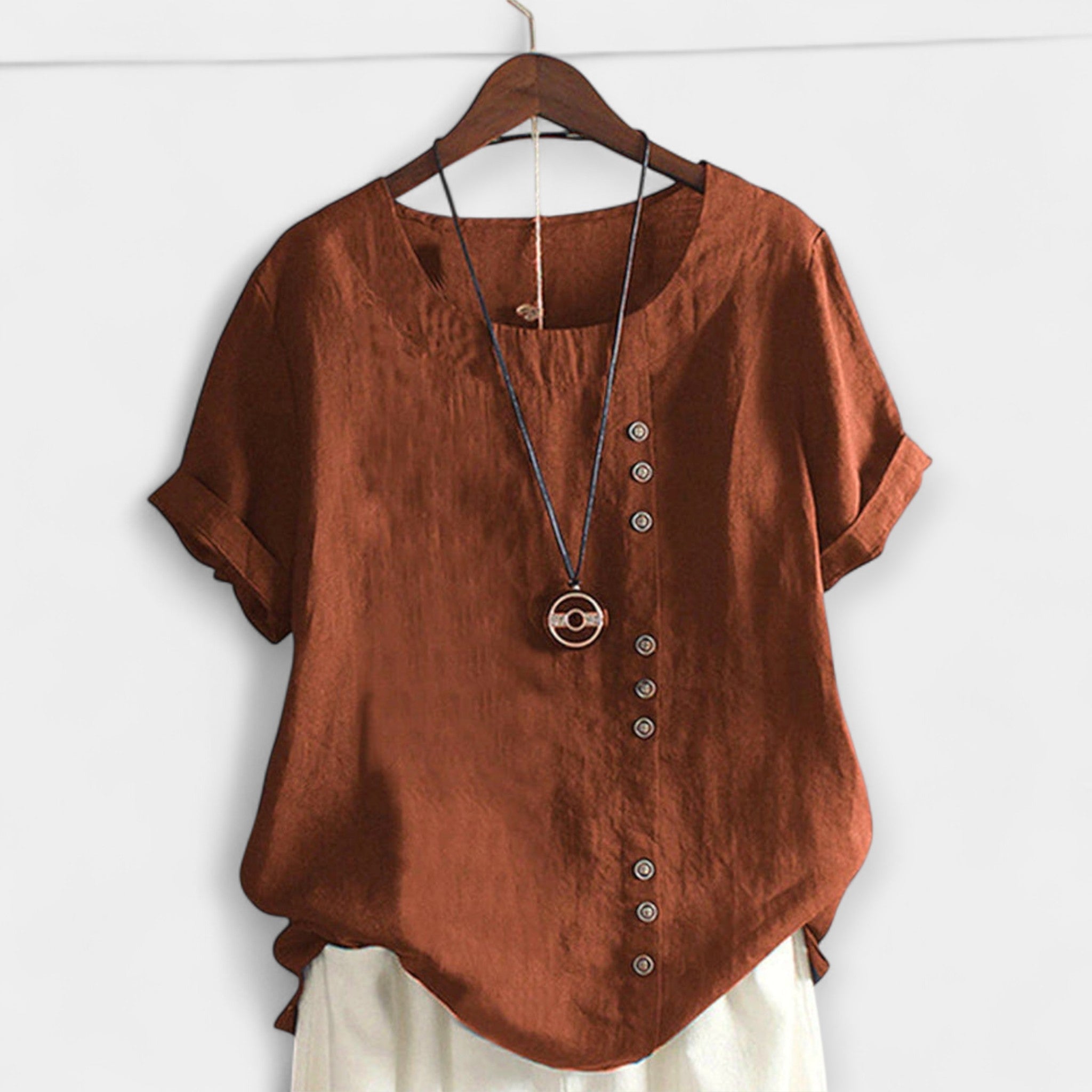 Short Sleeve Shirt with Buttons