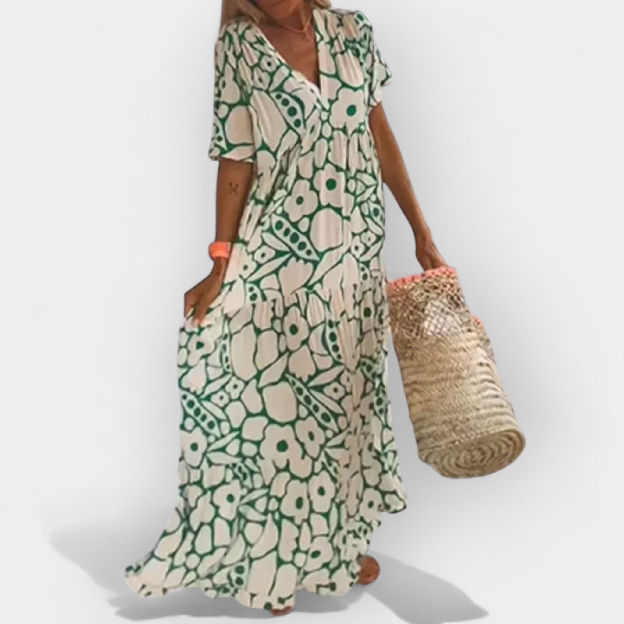 Light Summer Dress with Pattern