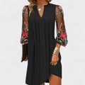 Daniela - Elegant mini dress with a V-shaped neckline