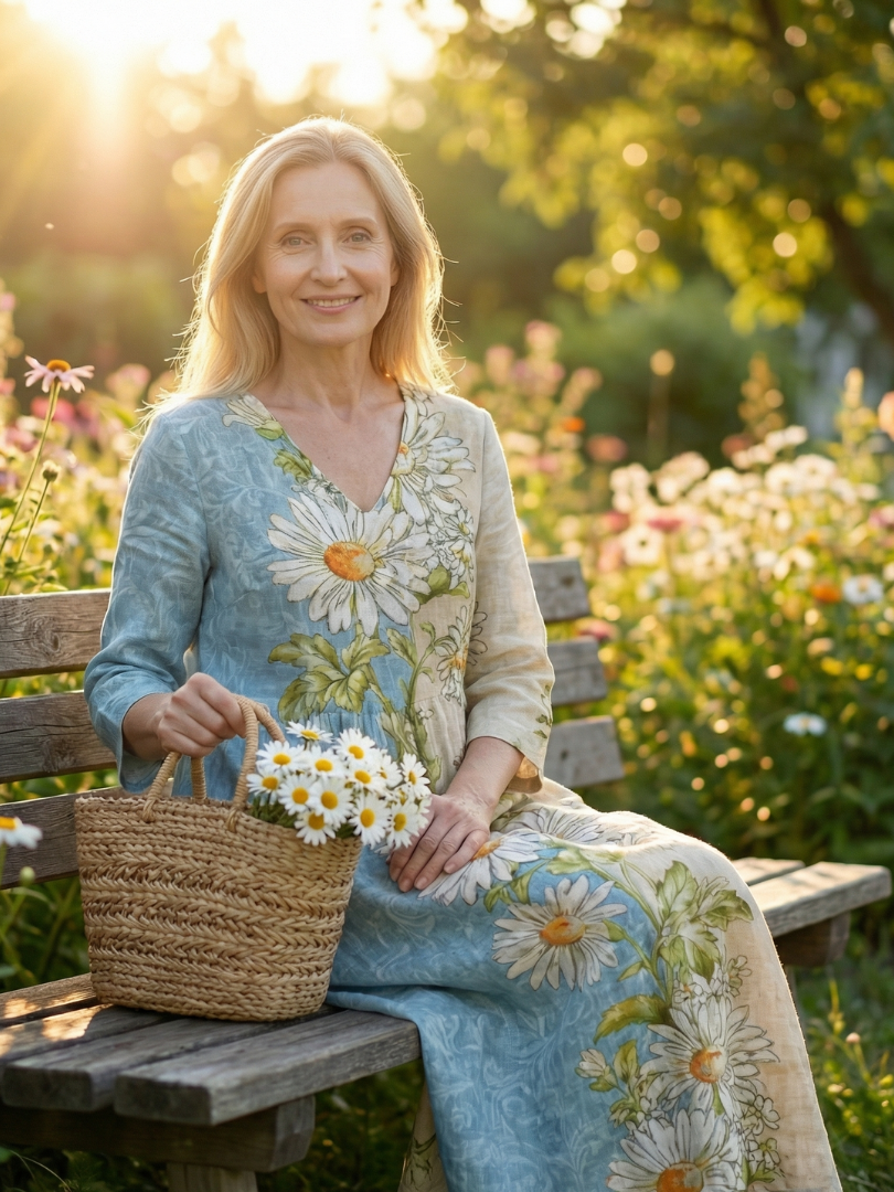 Elliot | Rochie Midi cu Margarete Ușoare