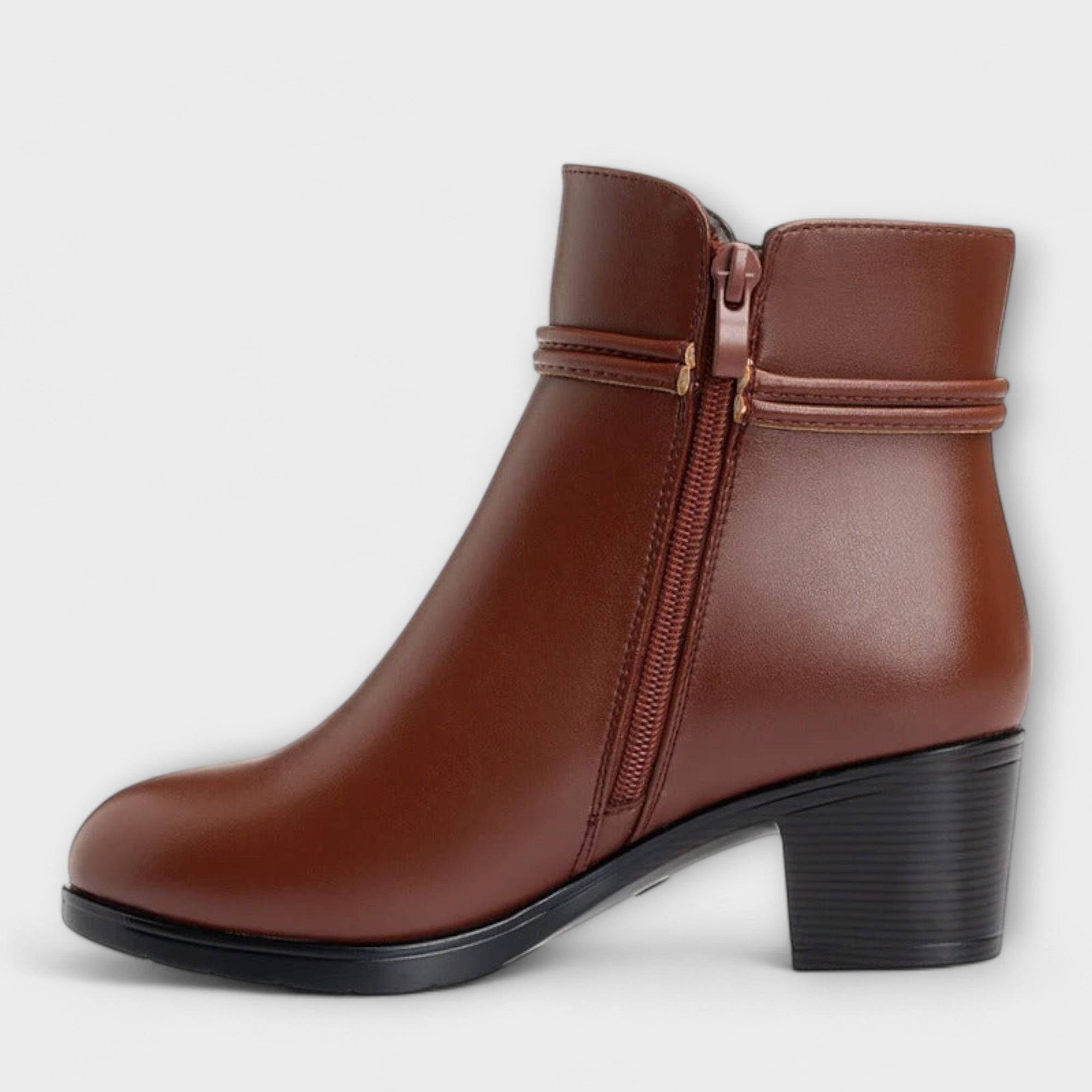 Asta – Elegant Winter Boots with Zipper