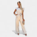 Overall costume with butterfly-shaped sleeves