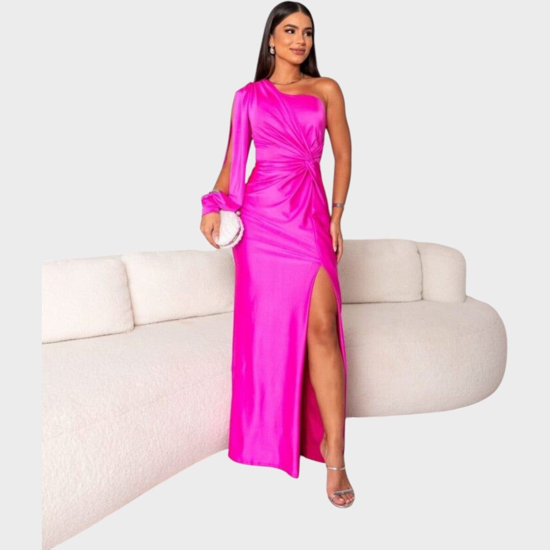 Rasa – Rochie lungă elegantă cu un umăr