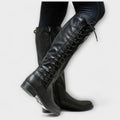 Austra - Elegant Ankle Boots with Laces