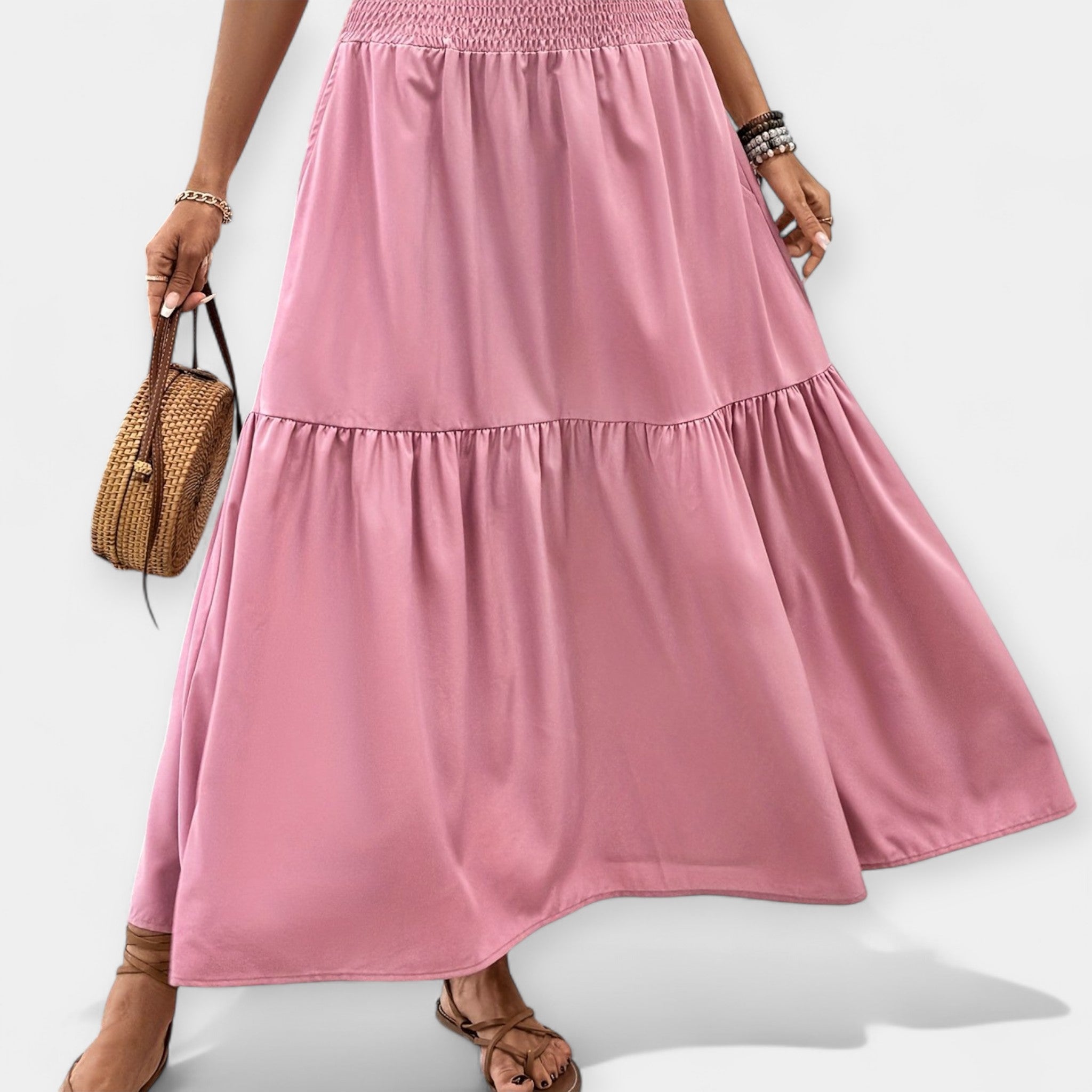 Aria - Tiered Maxi Skirt