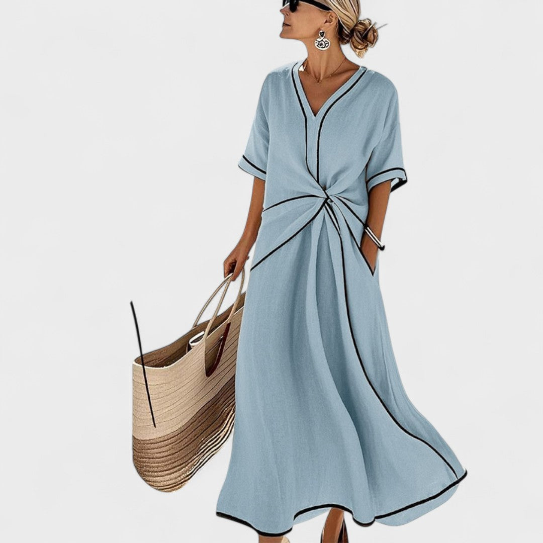 Filomena – Long Striped Dress