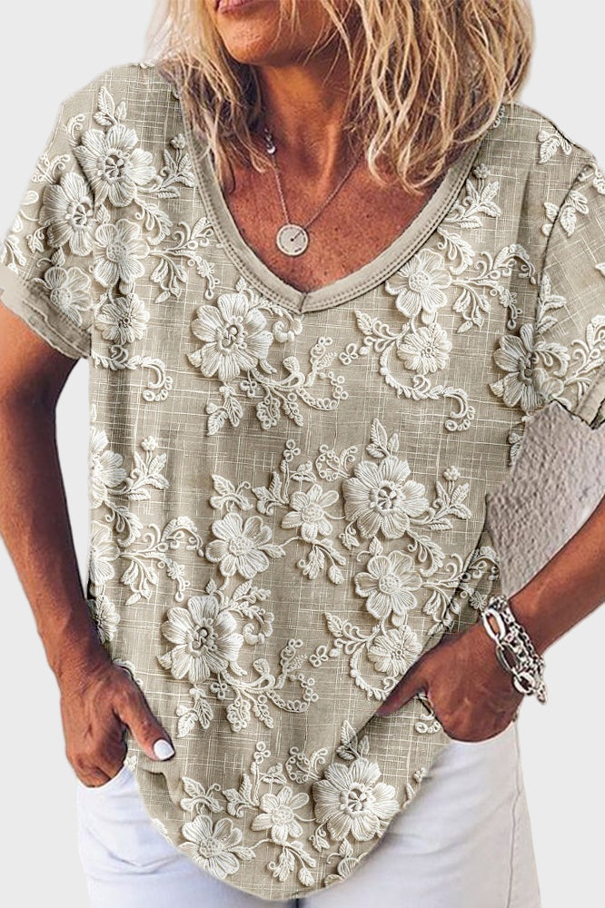 Sunset Floral Blouse